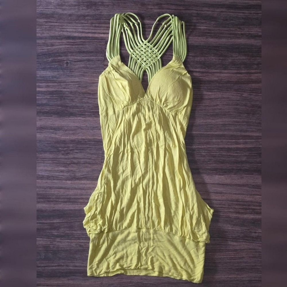 D Closet Y2K Strappy Back Cage Fairycore Top Size M